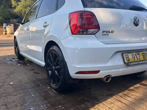 Volkswagen Polo Vivo black style package in Botswana